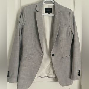 Banana Republic Long + Lean Blazer Grey size 0
